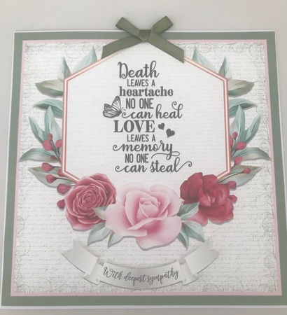 SYMPATHY QUICK CARD by Doreen Bell