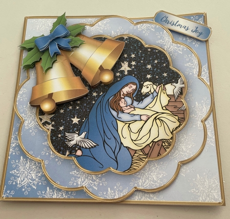 The Holy Nativity - Petal Card Mini Kit by Doreen Bell