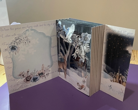 Tales of Winter 2 Storybook Tunnel Card by Doreen Bell