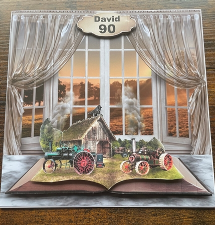 vintage tractors by Doreen Bell