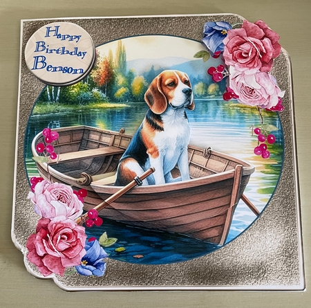 Mini Kit- Row Boat Puppy 2 by Doreen Bell