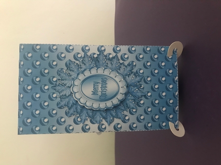 Frosty Snowflakes, Gift Envelope with Christmas Decoupage by Doreen Bell