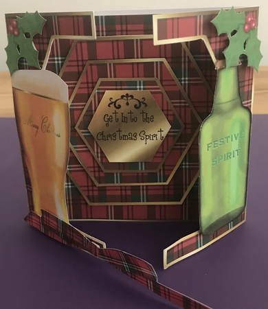Aperture Hex Gatefold - Get Into the Christmas Spirit by Doreen Bell