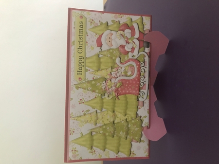 Santa and His Sleigh Money Wallet for Christmas by Doreen Bell