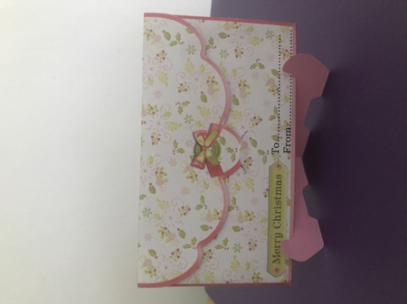 Santa and His Sleigh Money Wallet for Christmas by Doreen Bell