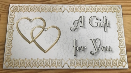 Wedding/anniversary Money Wallet by Doreen Bell