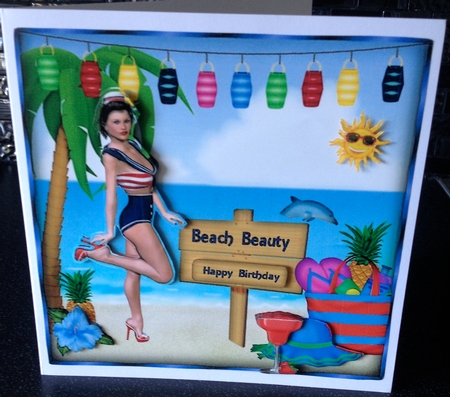 Beach Beauty 8x8 by Doreen Bell