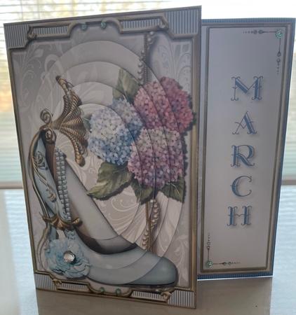 March's Stone is Aquamarine - Card Kit by Doreen Bell