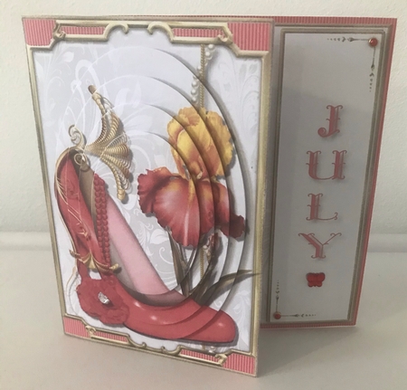 July's Stone is Ruby - Card Kit by Doreen Bell