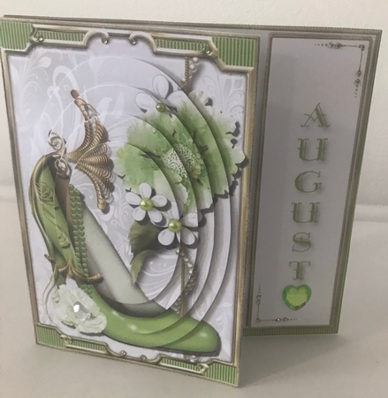 August's Stone is Peridot - Card Kit by Doreen Bell