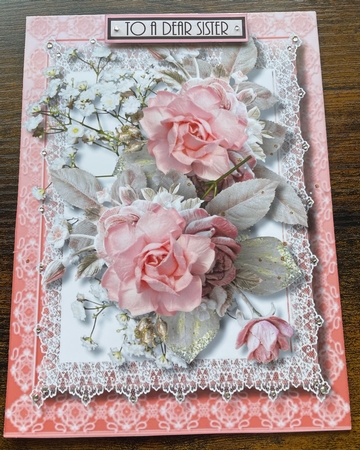 Sister, Topper with Incert and Verse by Doreen Bell