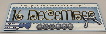 Day of the Year Birthday - December 16 by Doreen Bell