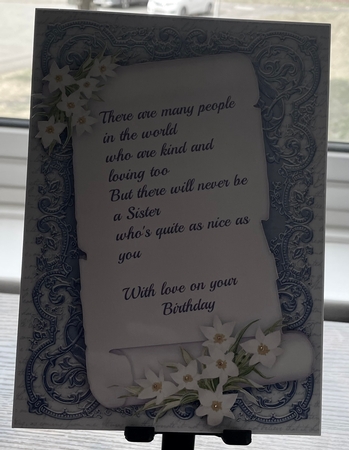 Birthday Wishes Sister by Doreen Bell
