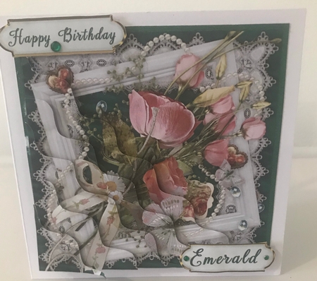 May Emeral Birthstone Quick Card by Doreen Bell