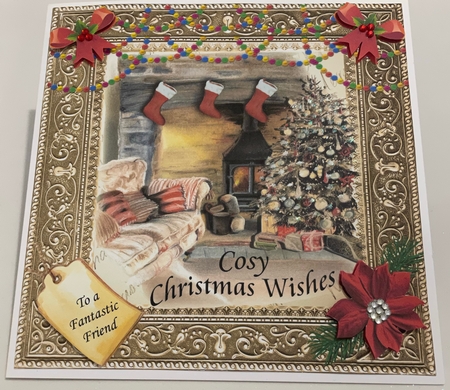 COSY CHRISTMAS WISHES - FRIEND/S NEIGHBOUR/S FAMILY BOSS ETC by Doreen Bell