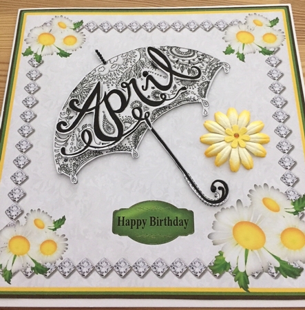 April Birthday with Daisy and Diamond MK by Doreen Bell
