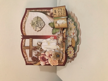 At the Cross - Open Book Easel Card & Box Kit. by Doreen Bell