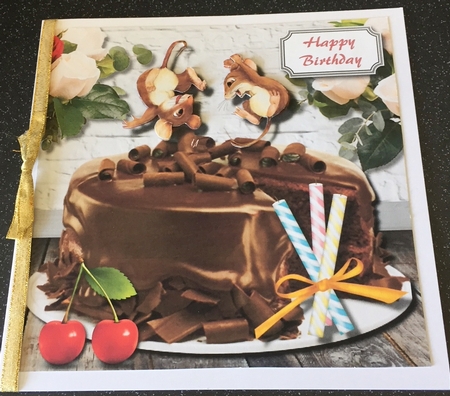 Chocolate birthday cake by Doreen Bell