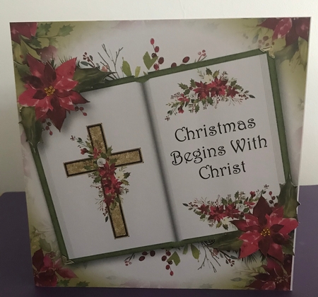 Open Book - Christmas Begins With Christ by Doreen Bell