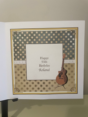 Musical Happy 95th Birthday Insert by Doreen Bell