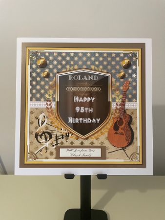 Musical Happy 95th Birthday Insert by Doreen Bell