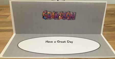 Graffiti GRANDSON large dl insert by Doreen Bell