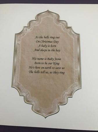 Christmas Religious Verse Inserts - Set 5 by Doreen Bell