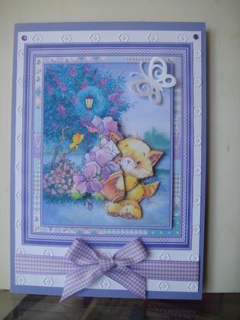 Kitten and Flowers by Dorothy Anne Starling