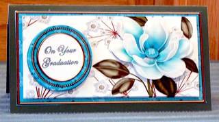 Dteal Magnolia Your Graduation Dl Decoupage Topper by Dorothy Manchester