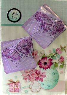 Fluttery Butterfly Pyramage Sheet by Dorothy Manchester