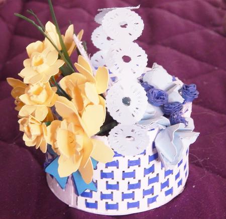 Mother's Day Threaded Basket & Box by Dorothy Manchester