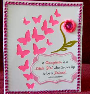 Butterfly Thank You Card - Matches Pocket Fold Invite by Dorothy Manchester