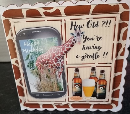Having A Giraffe Male Birthday Mini Kit by Dorothy Wreford