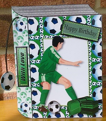 Happy Birthday , Football Folded Book by Dorothy Wreford