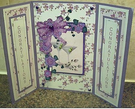 Congratulations Gate Fold Card by Dorothy Wreford