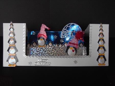 Cheeky Penquins Christmas by E Gardner