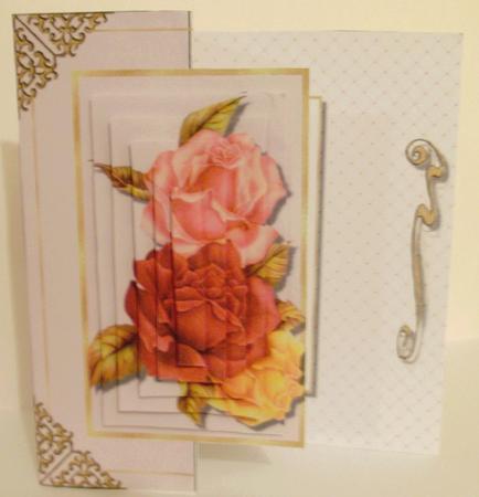 Tears & Years Pyramid Foldback Card by Edna Pattison