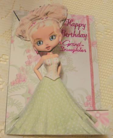 Tamara A5 Shaped Front Print and Fold Card by Edna Pattison