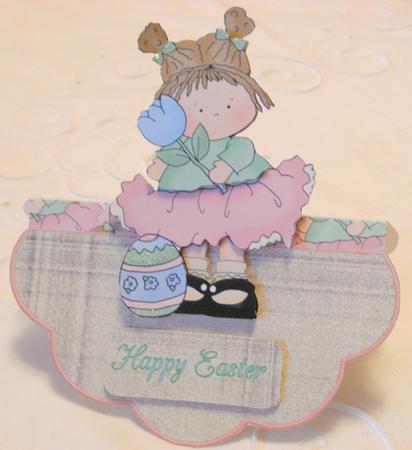 Easter Egg and a Flower Scallop by Edna Pattison