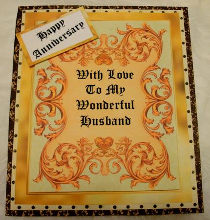 Husband Golden Scrolls by Edna Pattison