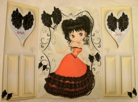 Sweet Little Lady, Gatefold by Edna Pattison