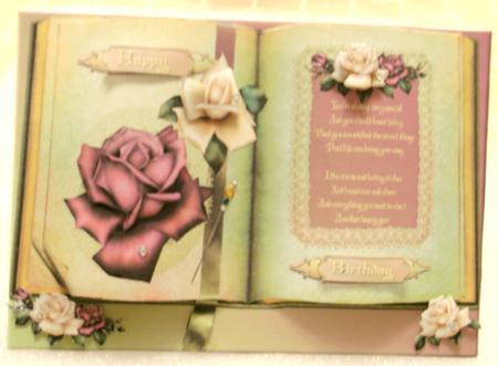 Book of Roses with Poem by Edna Pattison