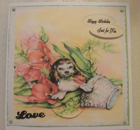 8x8 Puppy by Edna Pattison