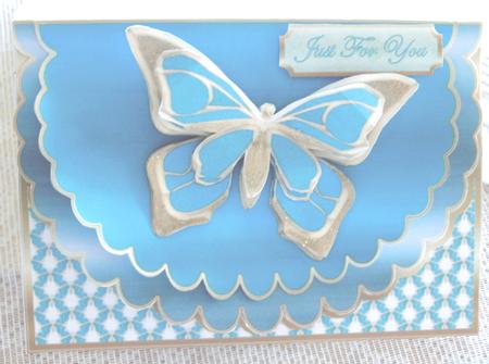 Butterfly Surprise Envelope Card by Edna Pattison