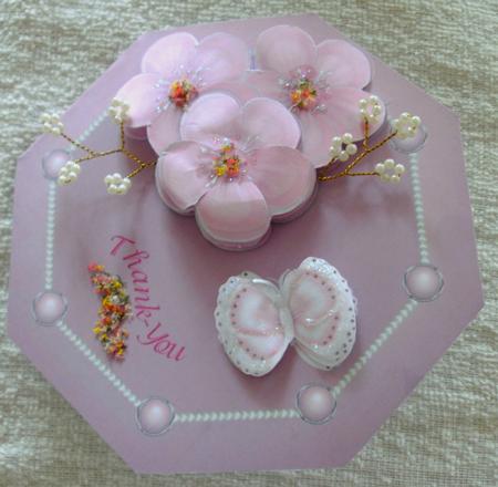 Thank-you Octagon Card by Edna Pattison