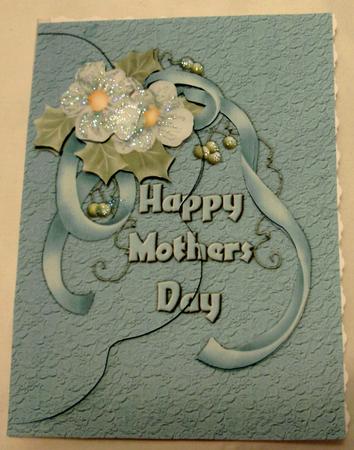 Happy Mothers Day Floral Envelope Look Card by Edna Pattison