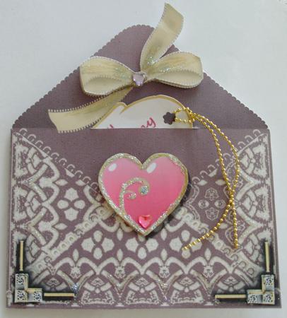 Valentine Envelope Card by Edna Pattison