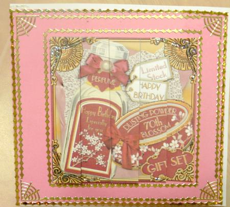 Blossom Perfum Gift Set 70th Birthday 5in One Side Stacker by Edna Pattison