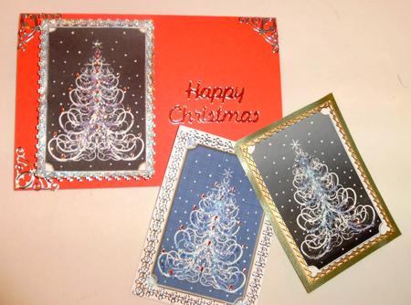 Peaceful Christmas Atc Cards Set 2 by Edna Pattison