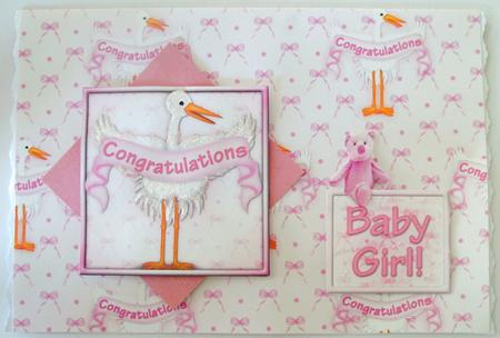 Baby Stork Toppers by Edna Pattison